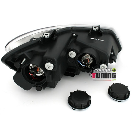 PHARES FEUX NOIRS CLIGNOTANTS LEDS DYNAMIQUES VW POLO 6R et 6C BANDE ROUGE (04679)