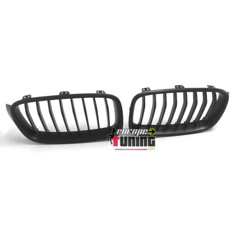 GRILLES CALANDRES NOIRES MATES SPORT BMW SERIE 3 F30 & F31 (04682)