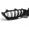 GRILLES CALANDRES NOIRES BRILLANTES SPORT DOUBLE AILETTES BMW SERIE 3 F30 & F31 (04684)
