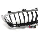 GRILLES CALANDRES NOIRES ET CHROME SPORT LOOK M BMW SERIE 3 F30 & F31 (04688)