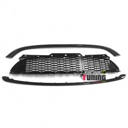 GRILLE CALANDRE SPORT NOIR BRILLANT MINI COOPER LOOK JCW R55 R56 R57 R58 R59 (04695)