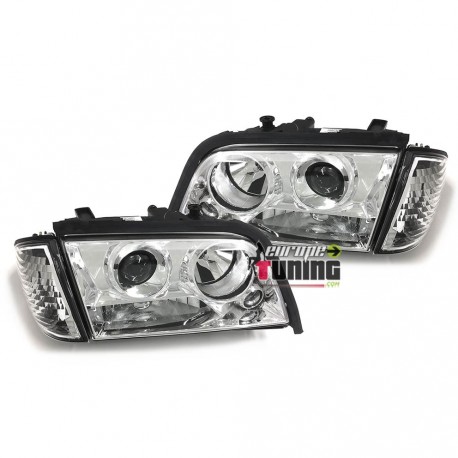 PHARES GLACE LISSE + LENTILLE + CLIGNOTANTS MERCEDES W202 (02377)