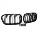 GRILLES CALANDRES NOIRES SPORT DOUBLE AILETTES BMW SERIE 1 F20 F21 FACELIFT (04707)