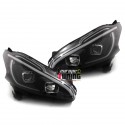 PHARES AVANTS NOIRS FEUX DE JOUR - DIURNE - DRL - LEDS PEUGEOT 208 (04710)