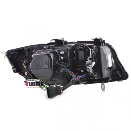 PHARES FEUX AVANTS ANGEL EYES LED CELIS BMW SERIE 3 E90 & E91 AU XENON (04493)