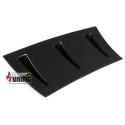 DIFFUSEUR SPORT NOIR UNIVERSEL A 3 AILERONS POUR PARE-CHOCS ARRIERE (04716)