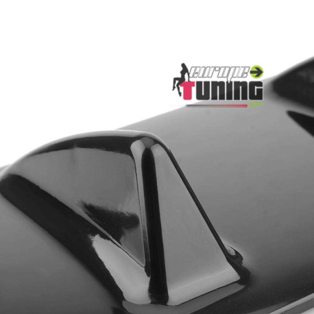 DIFFUSEUR SPORT NOIR UNIVERSEL A 3 AILERONS POUR PARE-CHOCS ARRIERE (04716)