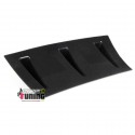 DIFFUSEUR SPORT NOIR UNIVERSEL A 3 AILERONS POUR PARE-CHOCS ARRIERE (04716)