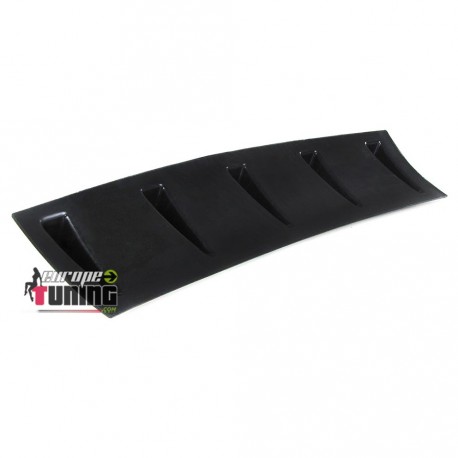 DIFFUSEUR SPORT NOIR UNIVERSEL A 5 AILERONS POUR PARE-CHOCS ARRIERE (04718)