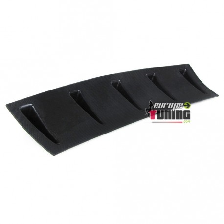 DIFFUSEUR SPORT CARBONE UNIVERSEL A 5 AILERONS POUR PARE-CHOCS ARRIERE (04719)