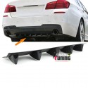 DIFFUSEUR SPORT CARBONE UNIVERSEL A 5 AILERONS POUR PARE-CHOCS ARRIERE (04719)