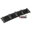 DIFFUSEUR SPORT CARBONE UNIVERSEL A 5 AILERONS POUR PARE-CHOCS ARRIERE (04719)