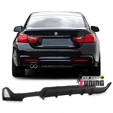 DIFFUSEUR SPORT POUR DOUBLE SORTIE BMW SERIE 4 TYPE F32 COUPE EN PACK M (04728)