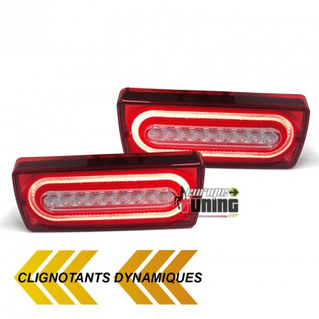 2 FEUX CELIS LED A CLIGNOTANTS DYNAMIQUES MERCEDES CLASSE G W463 (04658)
