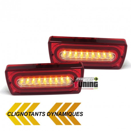 2 FEUX CELIS LED A CLIGNOTANTS DYNAMIQUES MERCEDES CLASSE G W463 (04658)