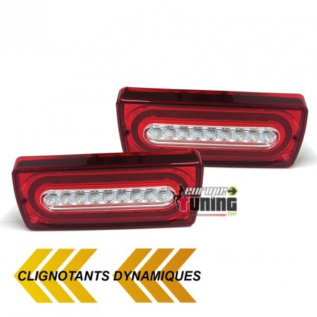2 FEUX CELIS LED A CLIGNOTANTS DYNAMIQUES MERCEDES CLASSE G W463 (04658)