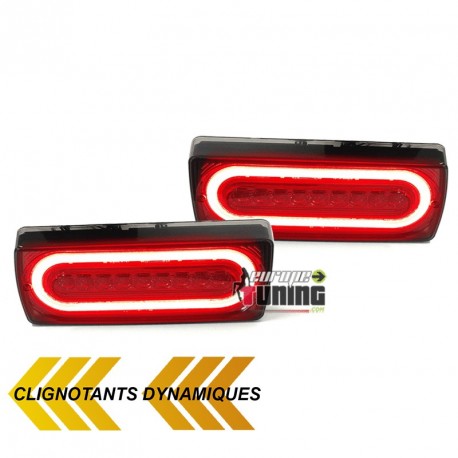FEUX NOIRS CELIS LED A CLIGNOTANTS DYNAMIQUES MERCEDES CLASSE G W463 (04697)