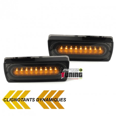 FEUX NOIRS CELIS LED A CLIGNOTANTS DYNAMIQUES MERCEDES CLASSE G W463 (04697)