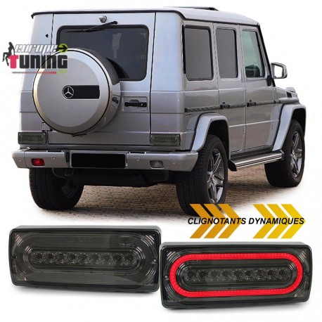 FEUX NOIRS CELIS LED A CLIGNOTANTS DYNAMIQUES MERCEDES CLASSE G W463 (04697)