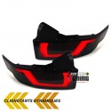 2 FEUX NOIRS LED CELIS LOOK PHASE 2 & CLIGNOTANTS DYNAMIQUES LAND RANGE ROVER EVOQUE (04656)