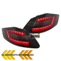 FEUX LEDS CELIS DYNAMIQUES PORSCHE BOXTER 987 04-09 ROUGES FUMES  (04475)