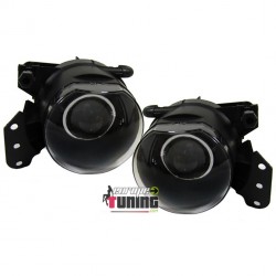 2 ANTI BROUILLARDS NOIRS SPORT POUR BMW SERIE 3 / SERIE 5 / SERIE 6 & X3 (04737)