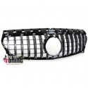 CALANDRE SPORT LOOK GTR NOIRE ET CHROME POUR MERCEDES GLA X156 (04743)