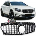 CALANDRE SPORT LOOK GTR NOIRE ET CHROME POUR MERCEDES GLA X156 (04743)