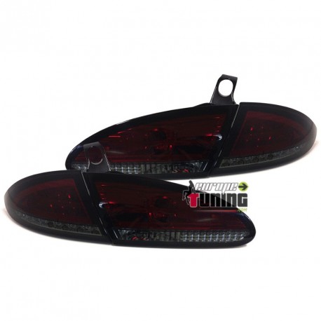 2 FEUX ROUGES FUMES A LEDS SEAT LEON 1P 2005-2009 (04659)
