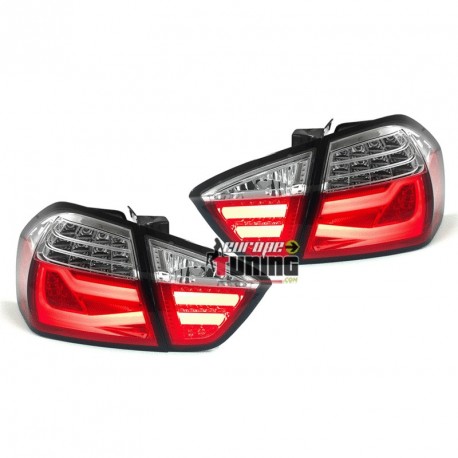FEUX ROUGES LEDS BANDES CELIS BMW SERIE 3 E90 BERLINE PHASE 2 2008-2012 (04711)