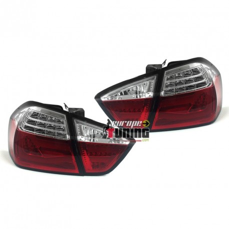 FEUX ROUGES LEDS BANDES CELIS BMW SERIE 3 E90 BERLINE PHASE 2 2008-2012 (04711)