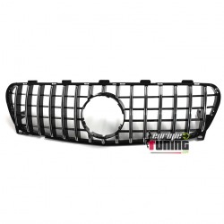 CALANDRE SPORT LOOK GTR NOIRE ET CHROME POUR MERCEDES GLA X156 (04743)
