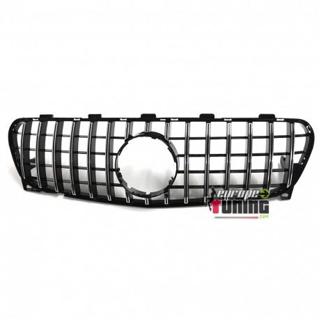 CALANDRE SPORT LOOK GTR NOIRE ET CHROME POUR MERCEDES GLA X156 (04743)