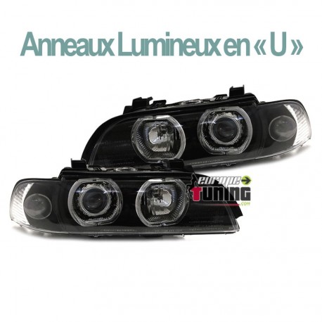 PHARES ANGEL EYES NOIRS BMW E39 (03630)
