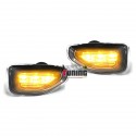 REPETITEURS LEDS NOIRS ET CHROME POUR DACIA DUSTER II A PARTIR DE 2017 (04776)