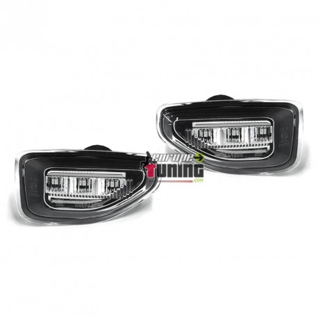 REPETITEURS LEDS NOIRS ET CHROME POUR DACIA DUSTER II A PARTIR DE 2017 (04776)