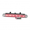 3 EME FEU STOP SILVER CHROME A LEDS PEUGEOT 207 PHASES 1 et 2 (04778)