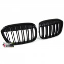 GRILLES CALANDRES NOIRES SPORT DOUBLE AILETTES BMW X1 F48 APRES 2014 (04787)