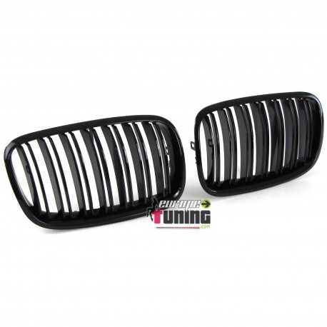 CALANDRES SPORT NOIRES DOUBLE AILETTES BMW X5 E70 & X6 E71 (04788)