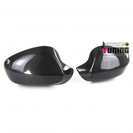COUVRES COQUES DE RETROVISEURS EN VERITABLE CARBONE BMW SERIE 3 E92 & E93 (04795)