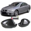 COUVRES COQUES DE RETROVISEURS EN VERITABLE CARBONE BMW SERIE 3 E92 & E93 (04795)
