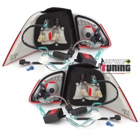 FEUX LED TUNING ROUGE NOIRS  BMW E61 Ap 2003 (03886)