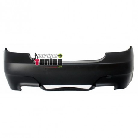 PARE CHOCS ARRIERE SPORT LOOK M5 BMW SERIE 5 E60 PHASE 1 DOUBLE SORTIE SANS PDC (04796)