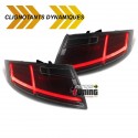 FEUX NOIRS FUMES CELIS CLIGNOTANTS LEDS DYNAMIQUES AUDI TT 8J 2006-2014 (04797)