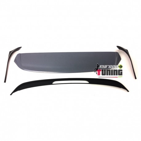 SPOILER SPORT BECQUET DE TOIT COMPLET LAQUE NOIR POUR VW GOLF 7 (04800)