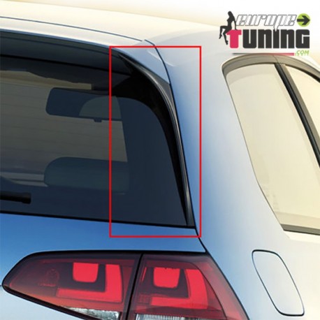 SPOILER SPORT BECQUET DE TOIT COMPLET LAQUE NOIR POUR VW GOLF 7 (04800)