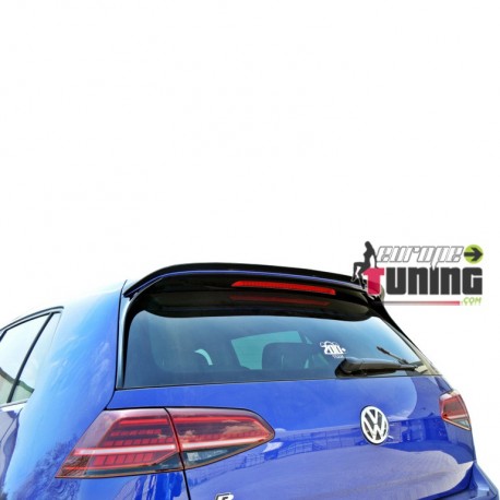 SPOILER SPORT BECQUET DE TOIT COMPLET LAQUE NOIR POUR VW GOLF 7 (04800)