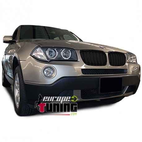 CALANDRE NOIRE MAT POUR BMW X3 03-06 (02337)