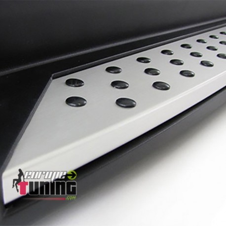 MARCHES PIED INOX BMW X3 F25 APRES 2010  (04158)