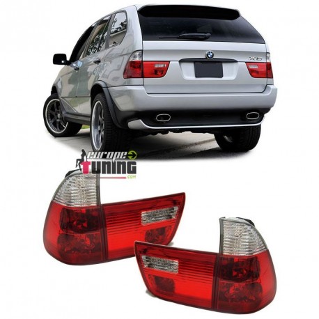FEUX TUNING ROUGES CRISTAL POUR BMW X5 (10351)